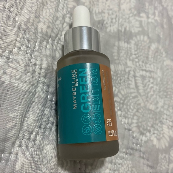 Maybelline Green Edition Superdrop Tinted Oil Base Makeup #55 *New - Picture 8 of 8